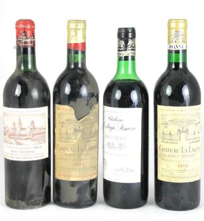 LOT panaché de 7 bouteilles: Château LA LAGUNE...