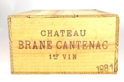 Château BRANE CANTENAC Margaux 1981 12 bouteilles...