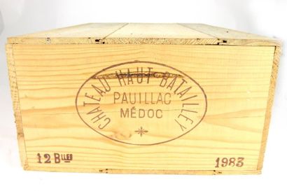 Château HAUT-BATAILLEY Pauillac 1983 12 bouteilles...