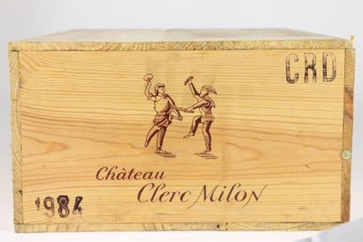 Château CLERC MILON, Pauillac 1984 12 bouteilles...