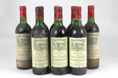 null Château CAPET-GUILLIER Saint Emilion 1975 8 bouteilles