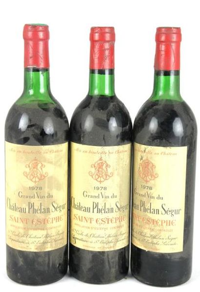 null Château PHELAN SEGUR Saint Estèphe 1978 8 bouteilles
