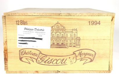 null Château GISCOURS Margaux 1994 12 bouteilles CBO