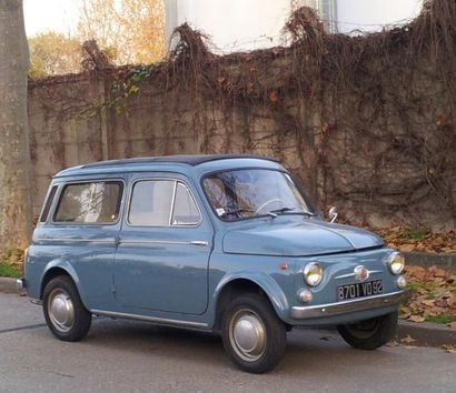 1964 FIAT 500 GIARDINIERA N° châssis 120*128733 
Moteur 500 cm3 à cylindres à plat...