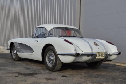 1958 Corvette C1 N° de série: J58S100093 
Moteur v8 de 283ci (4,6 litres) 
Boîte...