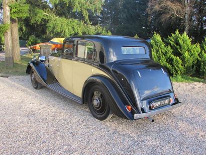 1938 ROLLS-ROYCE 25/30 PAR HOOPER Châssis n°GGR2 
Moteur N° V28M
 Boîte manuelle...