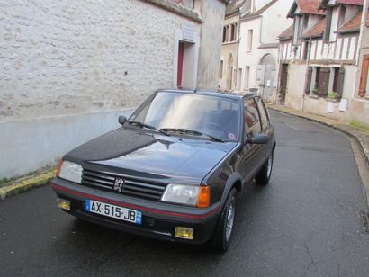 1987 PEUGEOT 205 GTI 115 Moteur XU5J 1580cm3, 115ch DIN
 Carte grise française 
Historique...