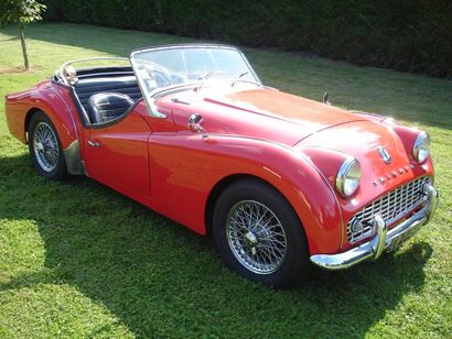 1958 Triumph TR3A Châssis N°TS31645 
Overdrive
Carte grise de collection 

La TR3A...