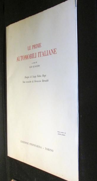 null Porte Folio «Le Prime Automobili Italiane» (grand format)