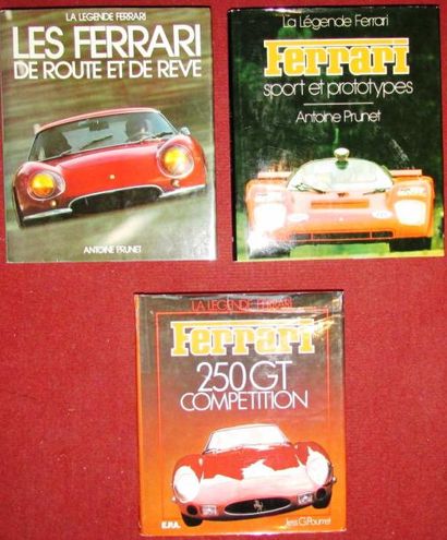 null «Les Ferrari de route et de rêve» par Antoine Prunet; «Ferrari sport et prototypes»...