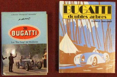 null Bugatti, lot comprenant le «Bugatti doubles arbres» de Robert Jarraud et «Les...