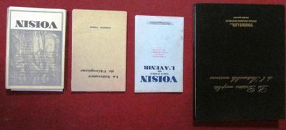 null «Voisin», lot comprenant le très rare livre catalogue 1930; le catalogue «Voisin...