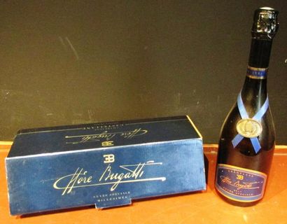 null Ettore Bugatti, Bouteille de champagne dans son coffret, millésime 1986