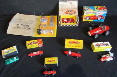 null Lot Comprenant -SCHUCO Grand prix Racer -Dinky kit métal FERRARI 312 B 2 -FERRARI...