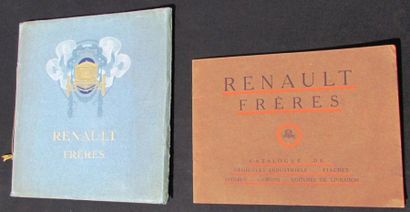 null Catalogue RENAULT Frères 1909 (deux Exemplaires)