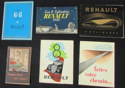 null Catalogue RENAULT 1937, les 6 et 8 Cylindres - RENAULT 1936, les 8 Cylindres...