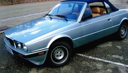 1986 MASERATI BI-TURBO CABRIOLET CHÂSSIS N° AM452/09 
Première main/ One owner
 Excellent...