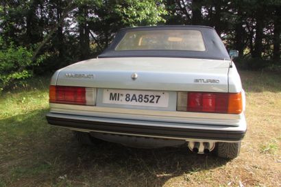 1986 MASERATI BI-TURBO CABRIOLET CHÂSSIS N° AM452/09 
Première main/ One owner
 Excellent...