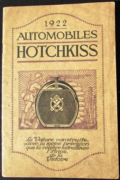 Catalogue HOTCHKISS 1922