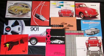 null Catalogue PORSCHE 904 -Catalogue PORSCHE The speedster 1955-56 -Plaquette PORSCHE...