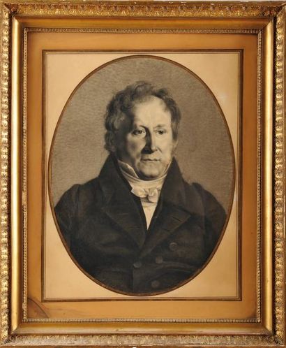 null Jean-Baptiste ISA BEY (1767-1855) attribué à Portrait de François Antoine Jecker...