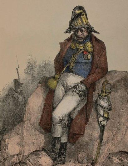 null CHARLET Nicolas-Toussaint. Costumes militaires, 1789-1815. Paris, Cahen, 1886;...