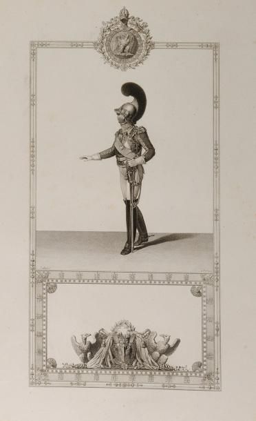 null CONSULS et FAMILLE IMPERIALE Ensemble de sept gravures aquarellées. «Mr Cambacérès»,...