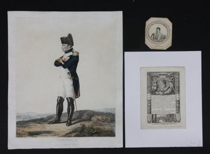DEBUCOURT, d'après «L'Empereur Napoléon Ier en uniforme de colonel des grenadiers...