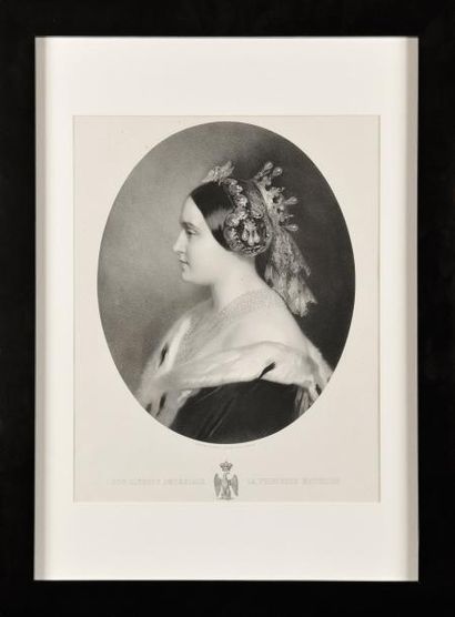 E.Giraud, d'après «Son Altesse impériale la Princesse Mathilde.» Lithographie par...