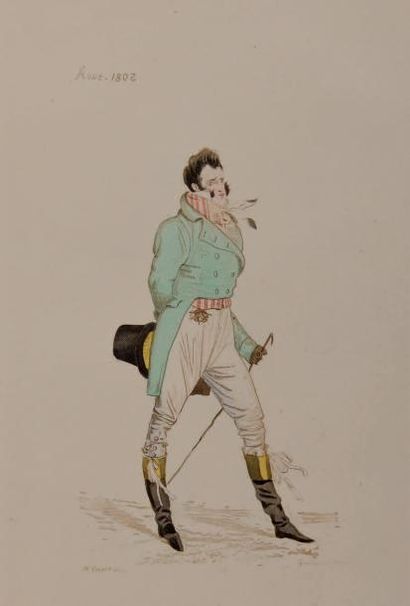 GUILLAUMOT Fils Costumes anglais de la Révolution et du Premier Empire 1795-1806....