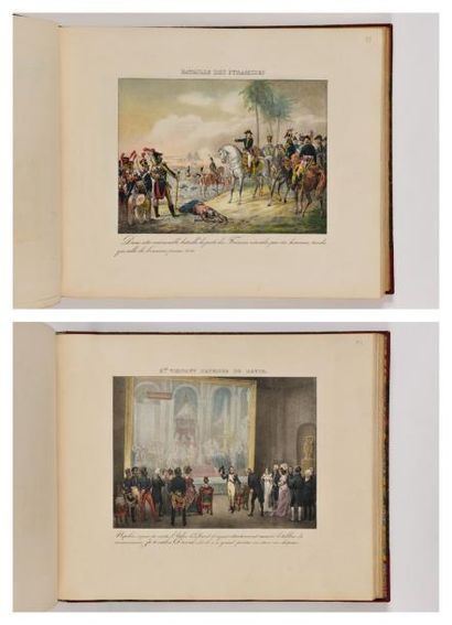 [MADOU Jean-Baptiste] Vie de Napoléon. [Bruxelles, lithographie royale de Jobert,...