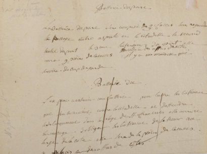BONAPARTE (Napoléon) Piece autographe. [Corse, vers la fin d'avril 1793]. 1 p. in-4...