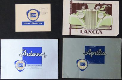 Lancia  Lot de 2 catalogues de la marque LANCIA
