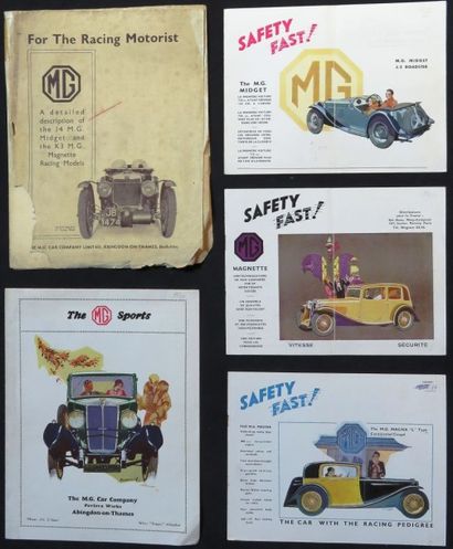 MG  Catalogues et dépliants de la marque MG