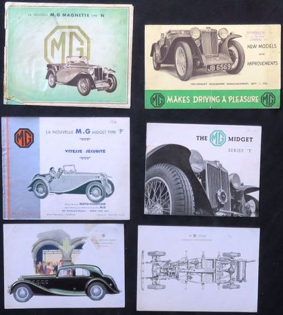 MG  Catalogues et déplaints de la marque MG