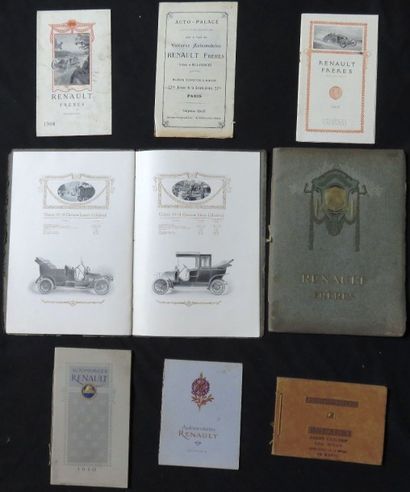 RENAULT  Catalogues et dépliants RENAULT