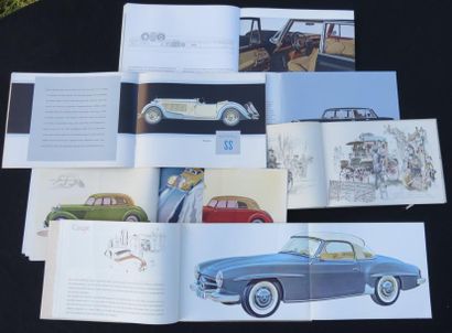 null Catalogues MERCEDES BENZ type SS, 600, 170 et 190 sl