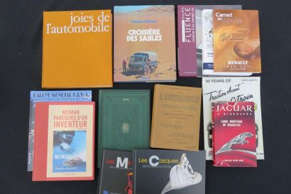 null Lot de livres: Joies de l'automobile, L'automobile théorique et pratique de...