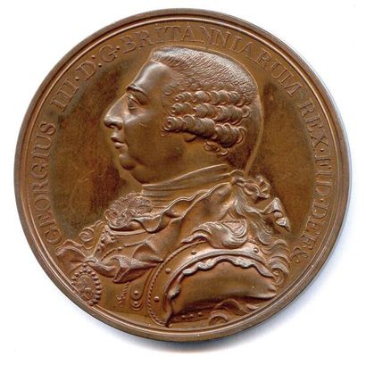 null Traité d'Amiens George III (Küchler) Buste de George III à gauche. R/. L'Angleterre...