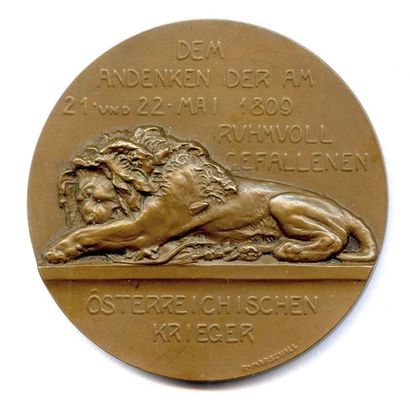Centenaire de la Bataille d'Aspern Un lion...