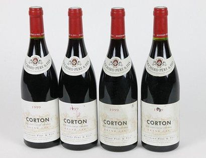null CORTON Bouchard Père & Fils 1999 (4 bouteilles bons niveaux)
