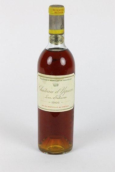 null CHÂTEAU d'YQUEM 1966 1er cru Supérieur Sauternes 1 bouteille réserve Nicolas...