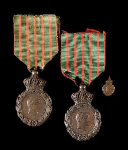 Médaille de Sainte-Hélène, instituée en 1857....