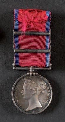 null Military général service medal (1793-1814), instituée en 1849. Médaille par...