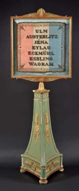 null Drapeau modèle 1815 du 10ème Régiment de cuirassiers. Biface, en soie tricolore...