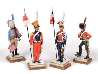 null Figurines van gerdinge -cavalerie de la garde - Trompette des chasseurs à cheval...