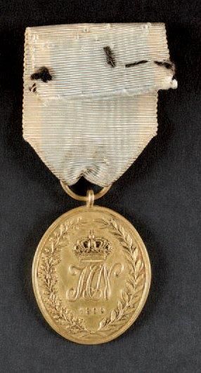 null Médaille d'honneur de Westphalie, créé en 1809. Médaille du 2ème type, de 1ère...