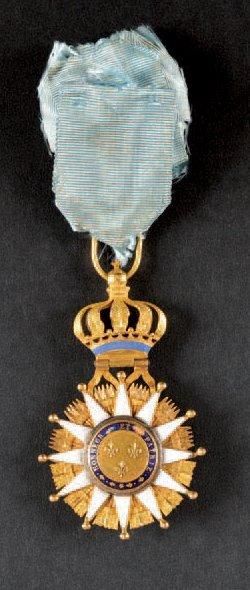 null Ordre de la Réunion, institué en 1811. Etoile de chevalier, d'époque Ier Empire...
