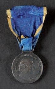 null Nassau (États allemands) Médaille de Waterloo, instituée en 1815. En argent....