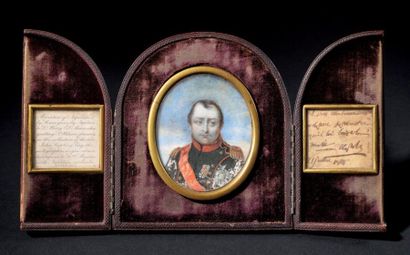 null «L'empereur Napoléon Ier en buste portant les insignes de la Légion d'honneur...